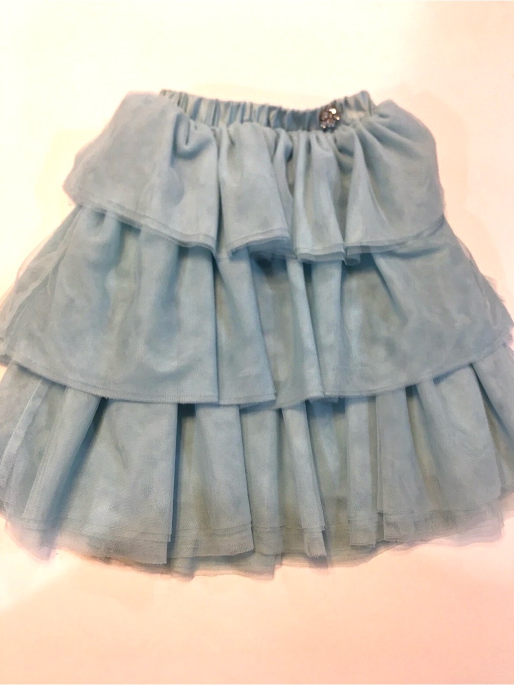 Joyfolie Light Blue Layered Tulle Skirt girls, size 3
